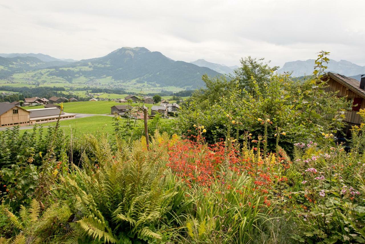 Ferienhaus Bergblick Schwarzenberg im Bregenzerwald Buitenkant foto