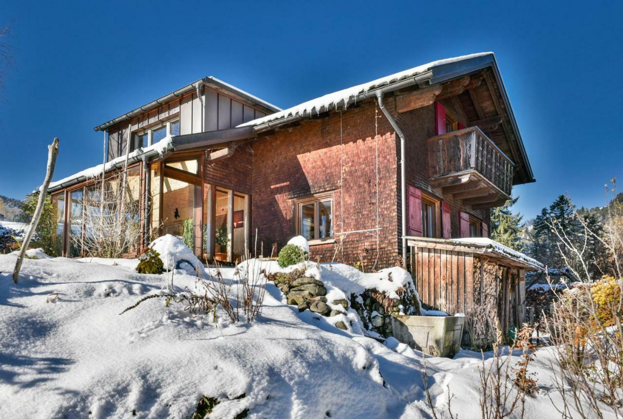 Ferienhaus Bergblick Schwarzenberg im Bregenzerwald Buitenkant foto