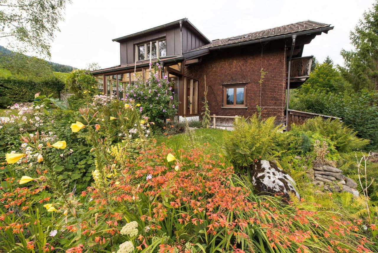 Ferienhaus Bergblick Schwarzenberg im Bregenzerwald Buitenkant foto